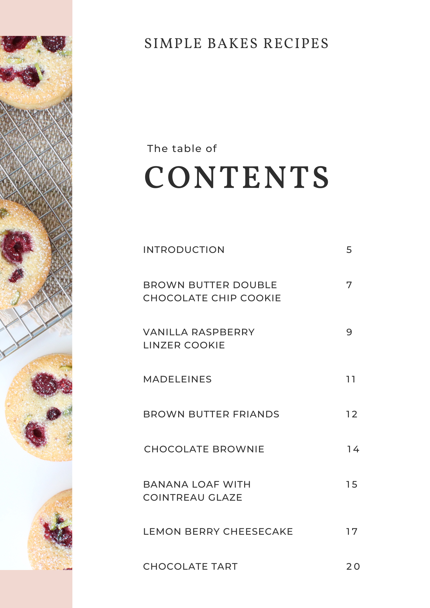 Simple Bakes E-book