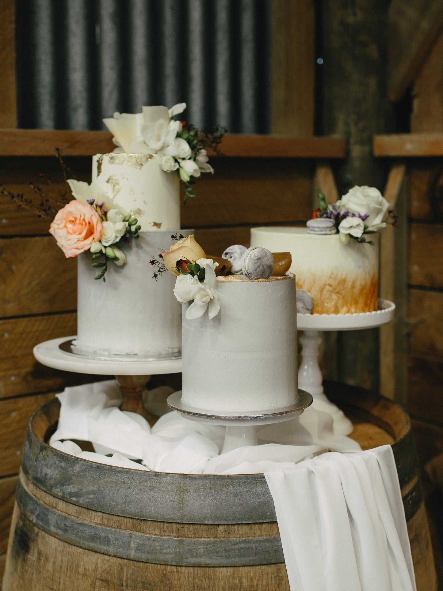 Wedding Abstract Modern Cake