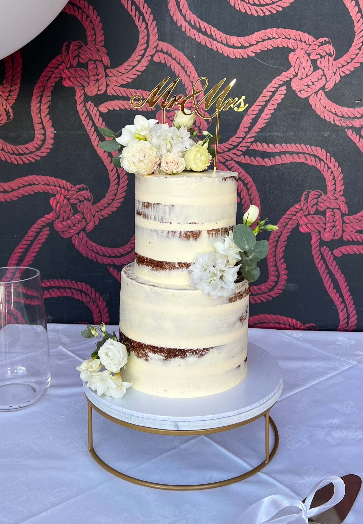 Wedding Semi-naked Cake