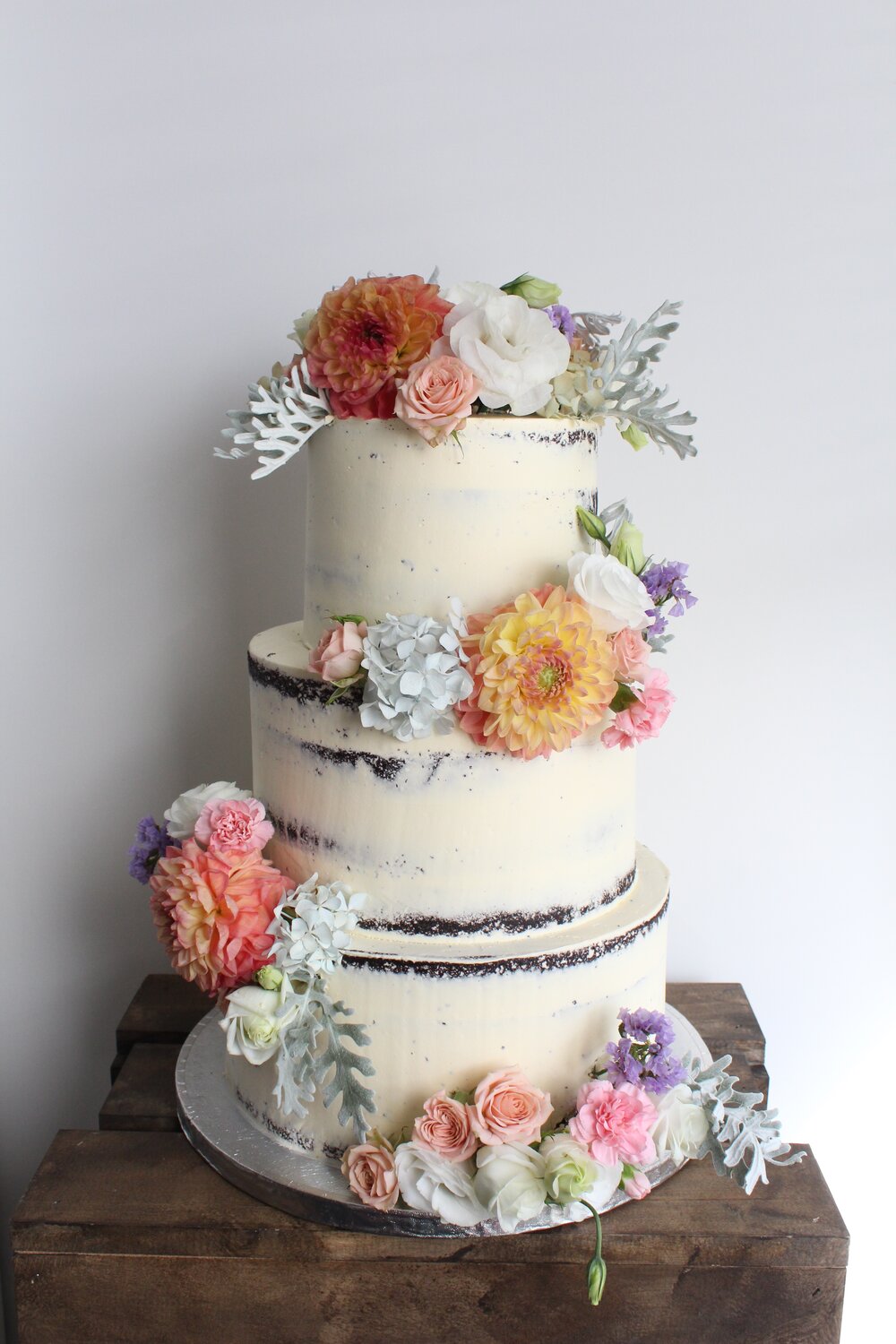 Wedding Semi-naked Cake