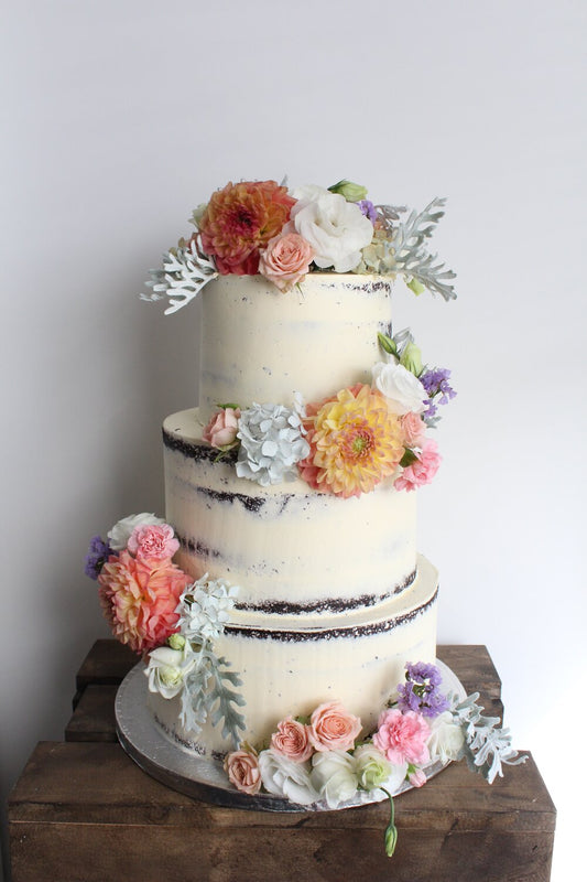 Wedding Semi-naked Cake